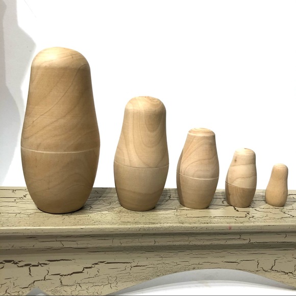 Other - New blank wooden nesting dolls
